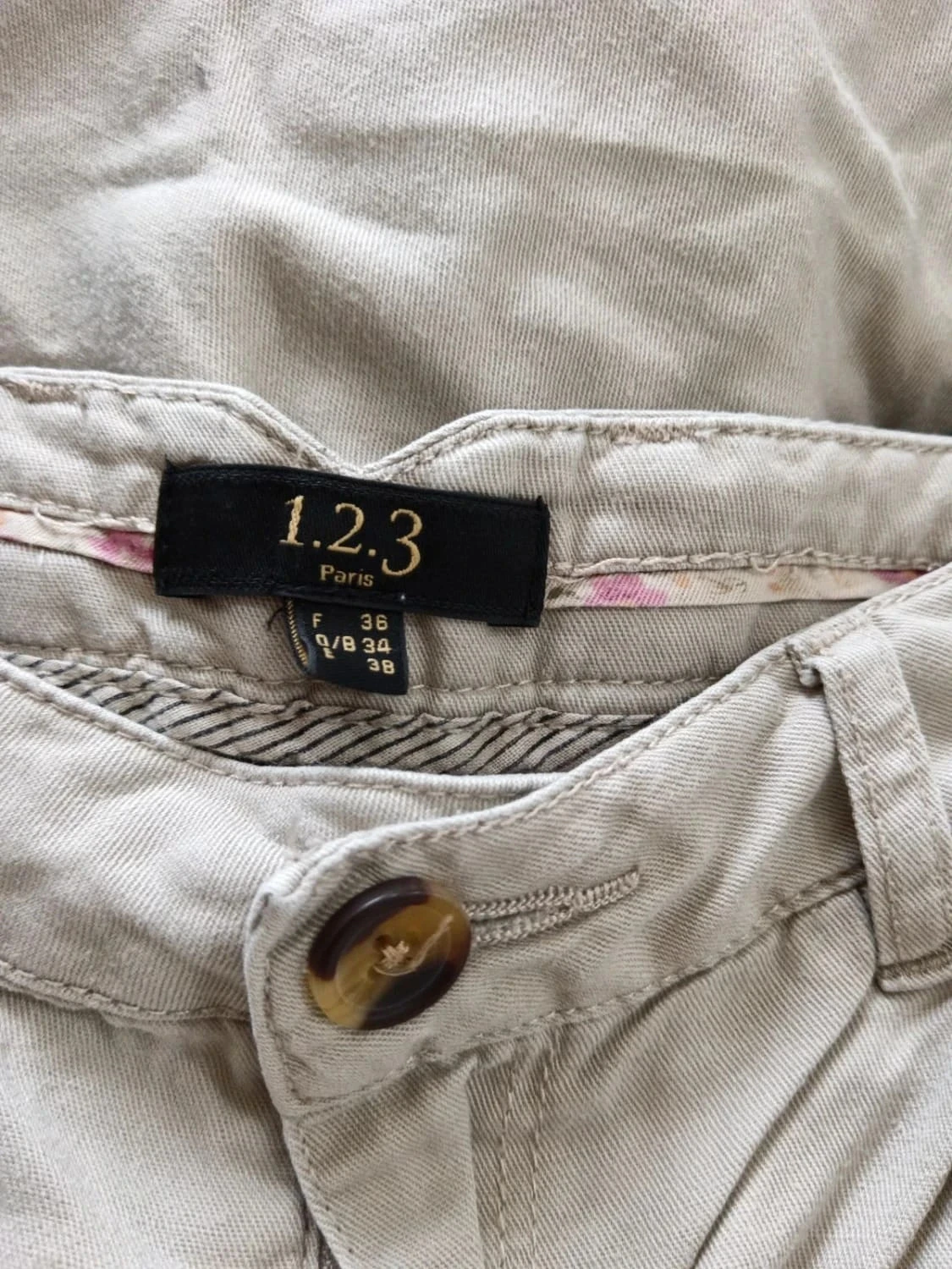 C80 beige pants 1.2.3 size 36 – photo 3